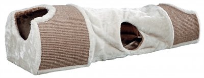 TRIXIE KRABTUNNEL LICHTGRIJS / BRUIN / TAUPE