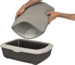 TRIXIE KATTENBAK UITLOOPMAT EVA GRIJS - Afbeelding 6