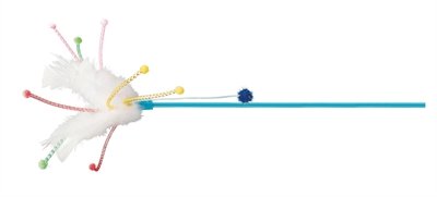TRIXIE KATTEN SPEELSTOK MET VEREN ASSORTI