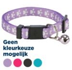 TRIXIE HALSBAND KAT PRINT POOT ELASTISCH ASSORTI