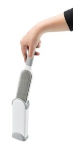 TRIXIE HARENPLUIZENBORSTEL MET REINIGINGSSTATION WIT / GRIJS - Afbeelding 6