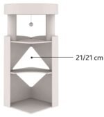 TRIXIE CAT TOWER ARMA GRIJS / WIT - Afbeelding 5