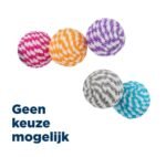 TRIXIE BAL KUNSTSTOF / NYLON ASSORTI