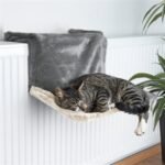 TRIXIE RADIATOR HANGMAT PLUCHE GRIJS / LICHTGRIJS - Afbeelding 2