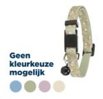TRIXIE HALSBAND KAT PADDENSTOEL ELASTICH ASSORTI