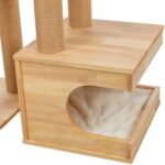 TRIXIE KRABPAAL THIAGO HOUT NATUREL / WIT - Afbeelding 3