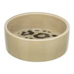 TRIXIE VOERBAK / DRINKBAK LEO KAT KERAMIEK PANTERPRINT ASSORTI - Afbeelding 2