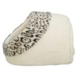 TRIXIE KATTENMAND IGLO LEO  SOFT PLUCHE CREME / PANTERPRINT - Afbeelding 2