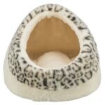 TRIXIE KATTENMAND IGLO LEO  SOFT PLUCHE CREME / PANTERPRINT - Afbeelding 4