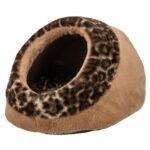 TRIXIE KATTENMAND IGLO LEO  SOFT PLUCHE BRUIN / PANTERPRINT - Afbeelding 5