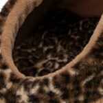 TRIXIE KATTENMAND IGLO LEO  SOFT PLUCHE BRUIN / PANTERPRINT - Afbeelding 6