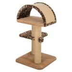 TRIXIE KRABPAAL LEO PANTERPRINT LIGPLAATS MET BOOG BRUIN - Afbeelding 2