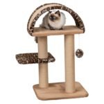 TRIXIE KRABPAAL LEO PANTERPRINT LIGPLAATS MET BOOG BRUIN - Afbeelding 9